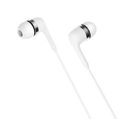 Навушники BOROFONE BM39 Refined chant universal earphones with mic White (BM39W)