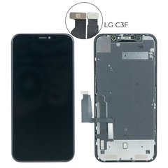 LCD Дисплей для iPhone XR (6.1") + сенсор High Copy Черный