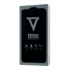 Защитное стекло TITAN Agent Glass для iPhone 15 Pro черное