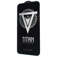 Захисне скло TITAN Agent Glass для iPhone XR/11 чорне
