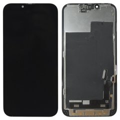LCD Дисплей для iPhone 13 (6.1") + сенсор High Copy Чорний