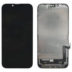 LCD Дисплей для iPhone 14 (6.1") + сенсор High Copy Черный