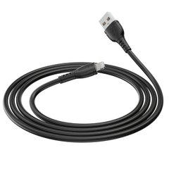 Кабель BOROFONE BX51 USB to iP 2.4A,1m, PVC, PVC connectors, Black (BX51LB)