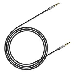 Аудiо-кабель Baseus Yiven Audio Cable M30 1M Silver+Black (CAM30-BS1)