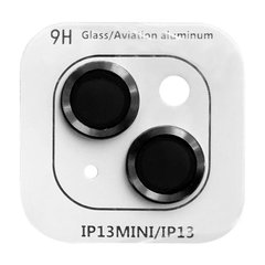 Защитное стекло Metal Classic на камеру (в упак.) iPhone 13 mini / 13 Черный / Midnight