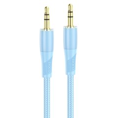 Аудiокабель HOCO UPA25 Transparent Discovery Edition AUX audio cable Blue (6931474791146)
