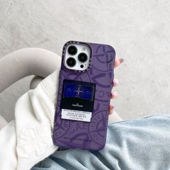 Чохол для iPhone 15 Stone Island з патч-нашивкою Стоніков Фіолетовий