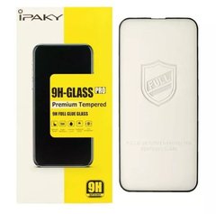 Защитное стекло iPaky Glass для iPhone 15 Pro Черная рамка