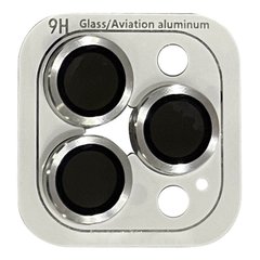 Защитное стекло Metal Classic на камеру (в упак.) iPhone 12 Pro Max Серебряный / Silver