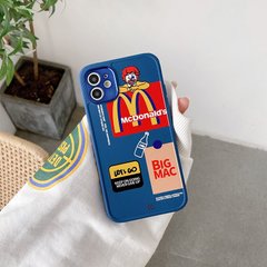 Чохол для iPhone 7 Plus/8 Plus McDonalds із захистом камери Синій