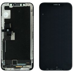 LCD Дисплей для iPhone XS (5.8") + сенсор High Copy Чорний